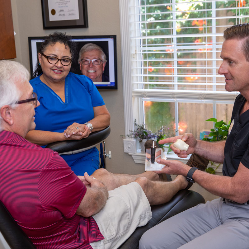 dentists and patient